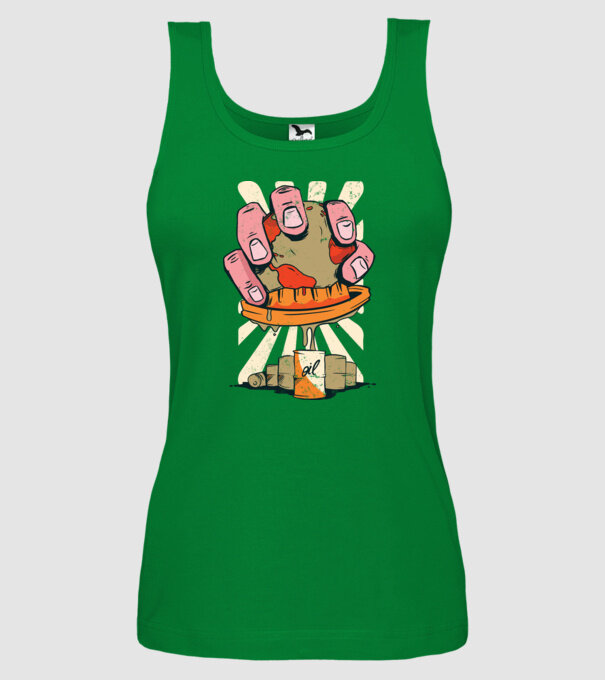 Epuizarea Pământului model verde pe tricou