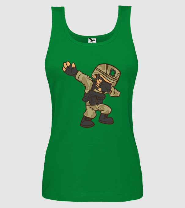 Soldat DAB model verde pe tricou