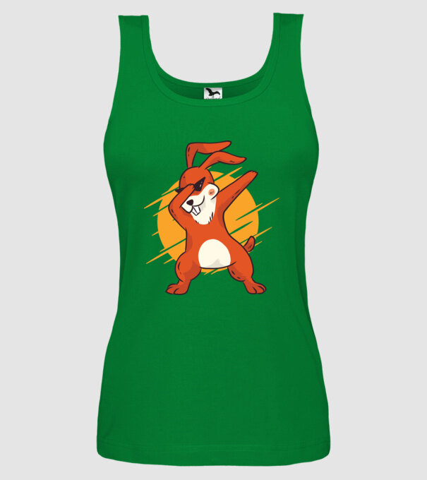 Iepuraș DAB model verde pe tricou