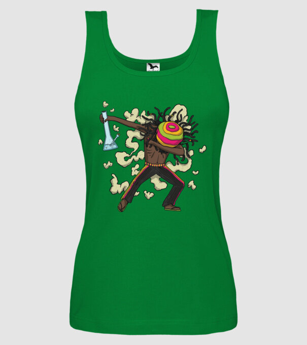 Dreadlock DAB model verde pe tricou