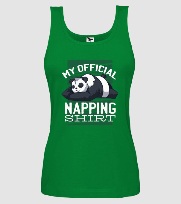 This is my official napping T-shirt, tricou amuzant odihnă model verde pe tricou