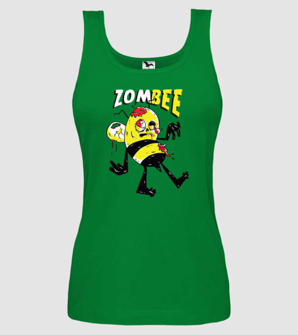Zombee Albină Zombie model verde pe tricou