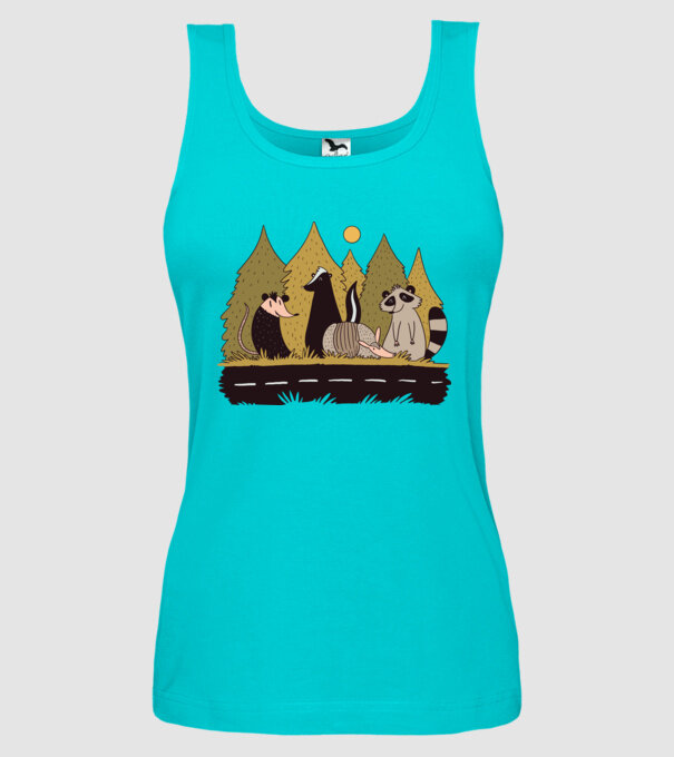 Animals Crossing model turcoaz pe tricou