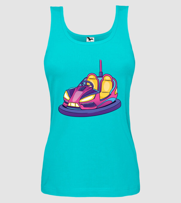 Dodgem model turcoaz pe tricou