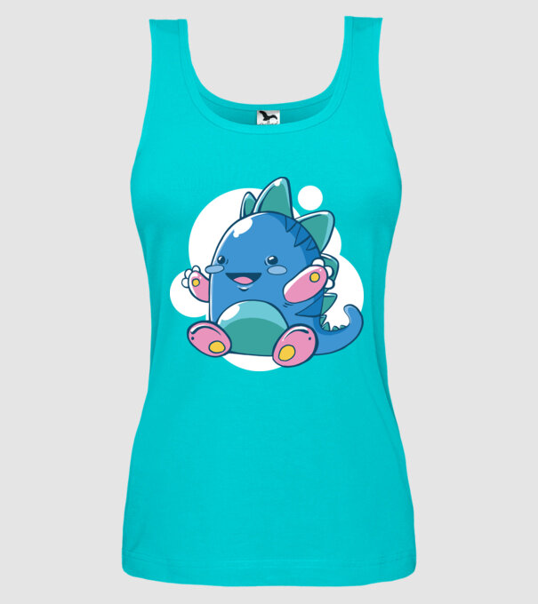 Bebe dragon model turcoaz pe tricou