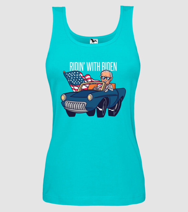'Ridin'' with Biden - SUA 2020 alegeri' model turcoaz pe tricou