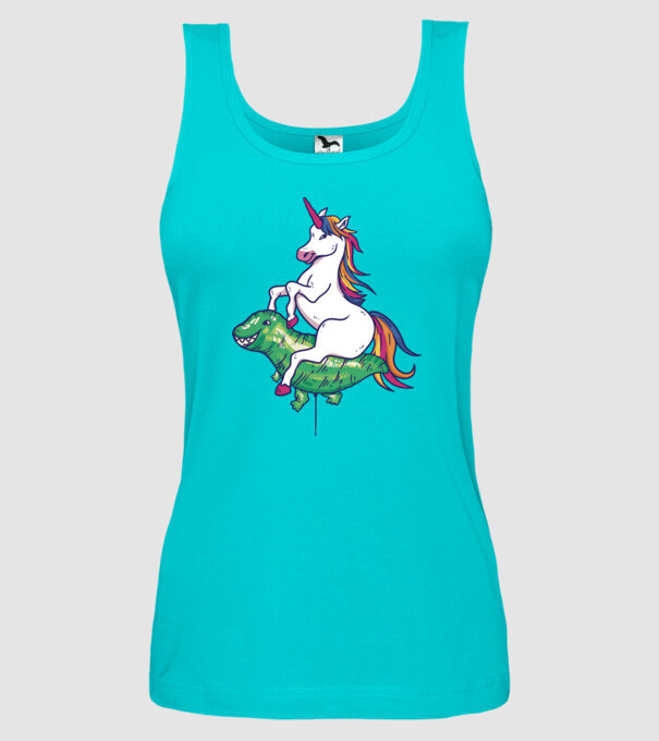 Balon cu Unicorn model turcoaz pe tricou