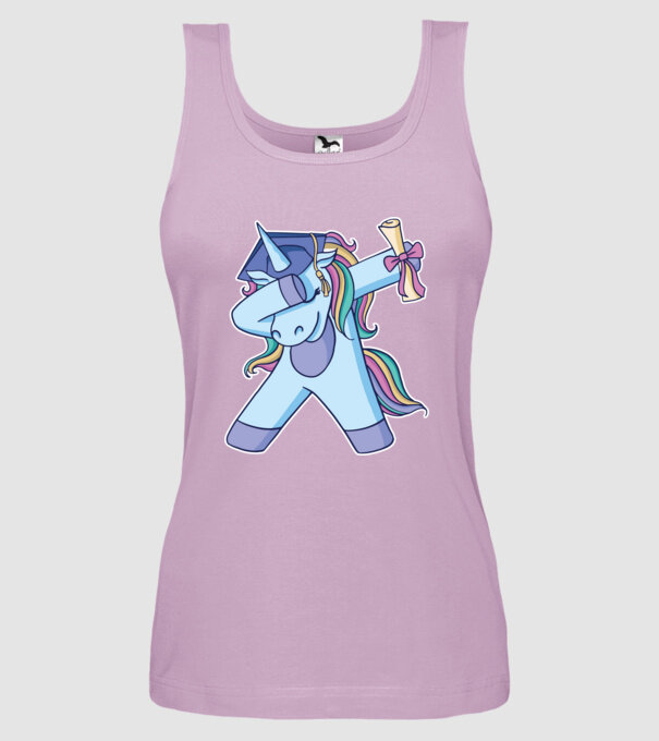 Unicorn Absolvent model liliachiu pe tricou