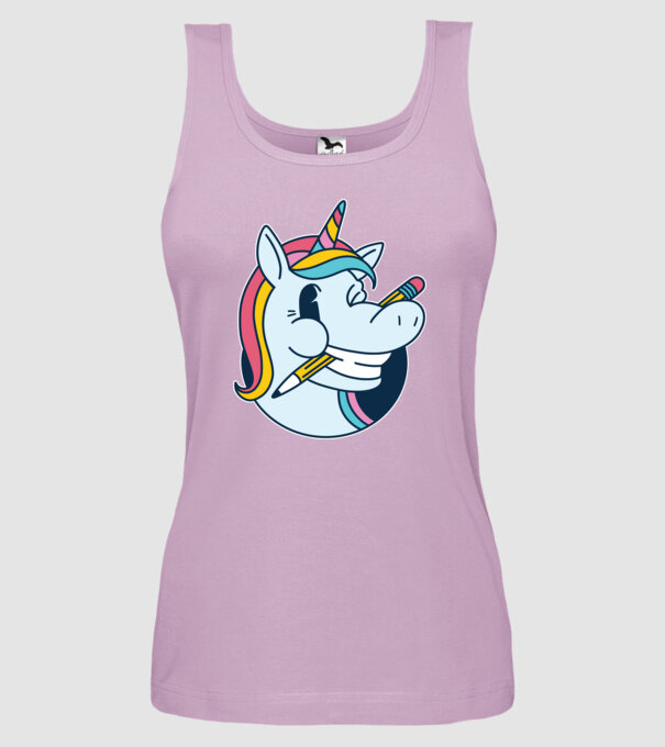 Elev Unicorn drăguț model liliachiu pe tricou