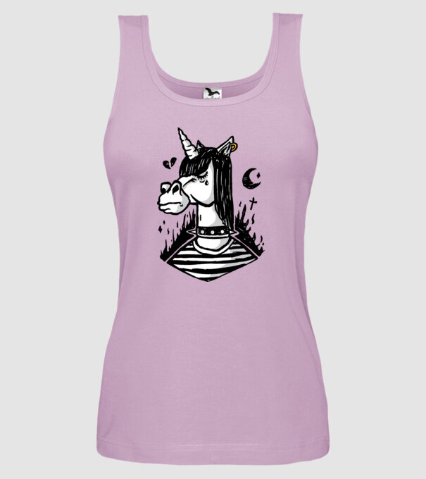 Emo unicorn model liliachiu pe tricou
