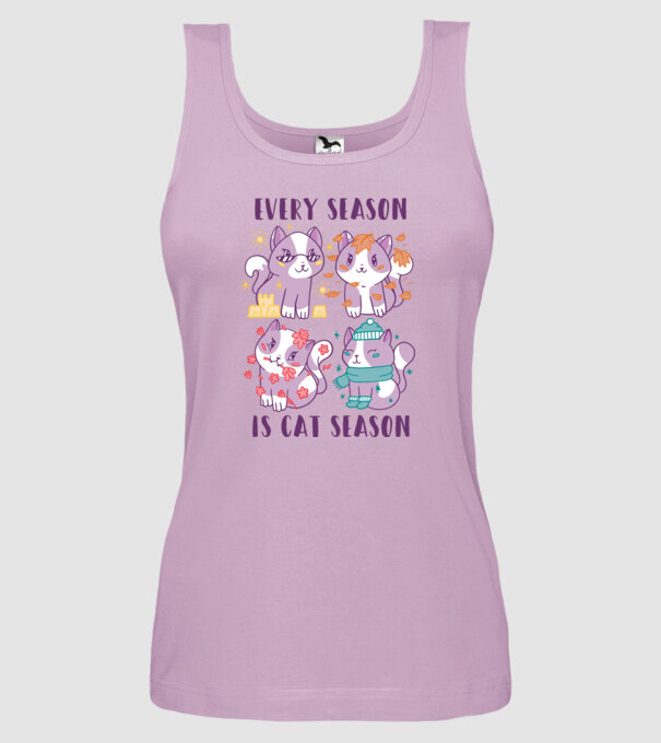 Every Season is Cat Season model liliachiu pe tricou