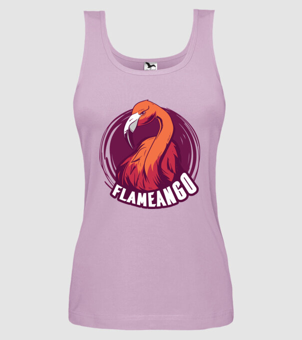 Flamingo model liliachiu pe tricou