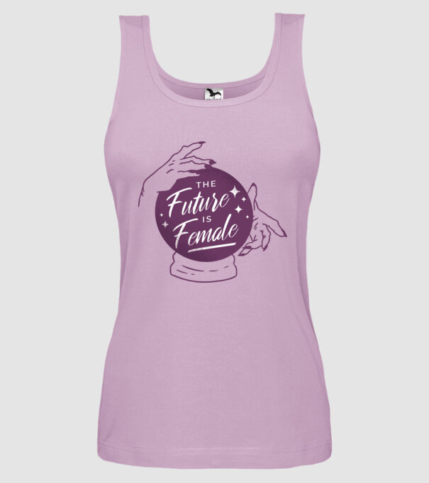 Future is Female Ziua Femeii model liliachiu pe tricou