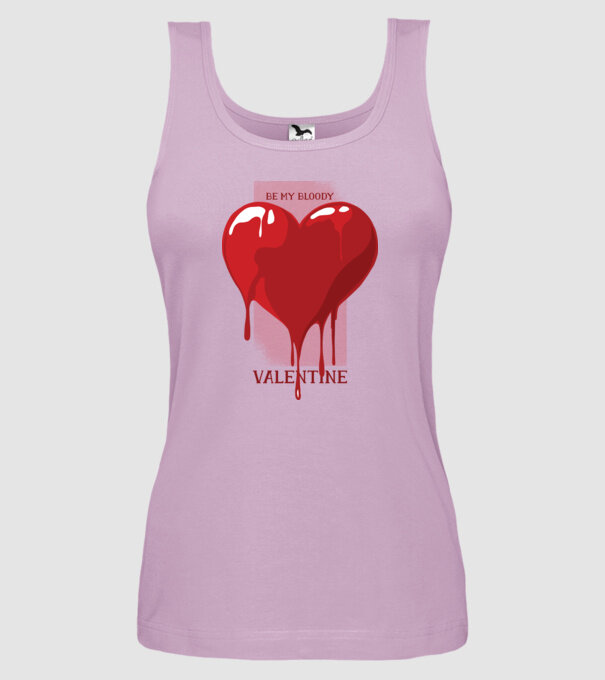 Fii dragostea mea - Be my bloody Valentine model liliachiu pe tricou