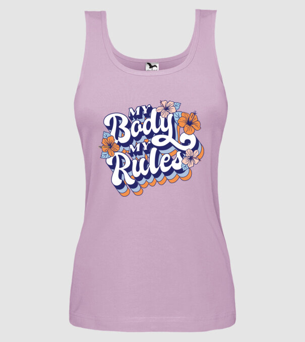 My Body My Rules model liliachiu pe tricou