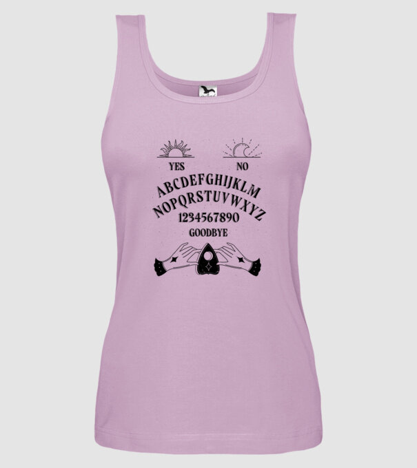 Motiv Ouija model liliachiu pe tricou