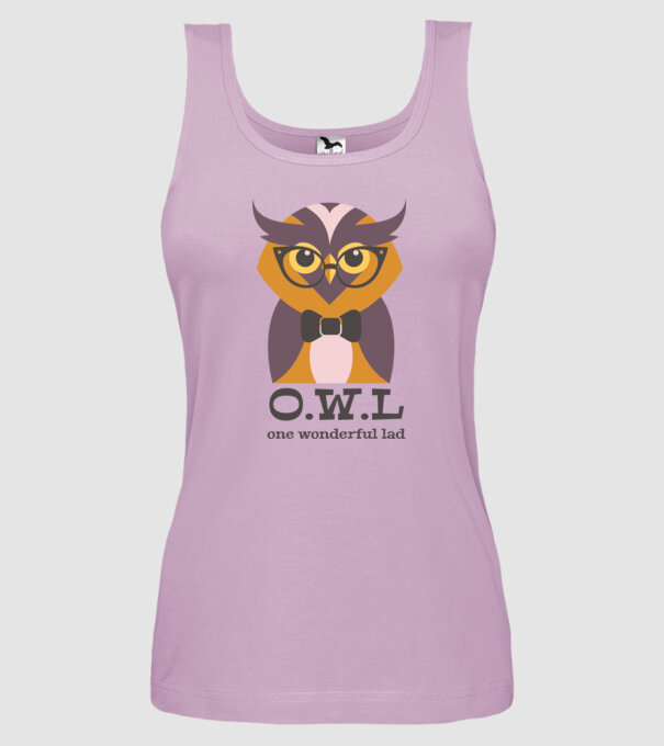 OWL - One wonderful Lad model liliachiu pe tricou