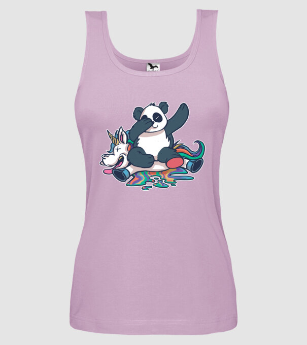 Panda DAB Unicorn model liliachiu pe tricou