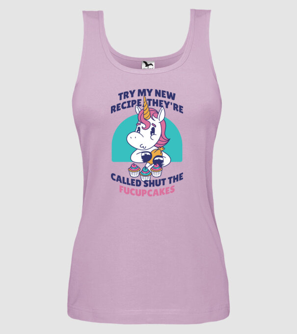 Unicorn Rețetă model liliachiu pe tricou