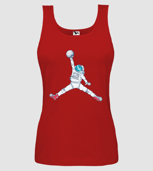 Air Astronaut tricou astronaut model roșu pe tricou