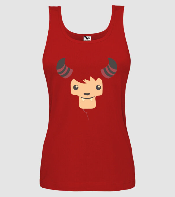 Goat Halloween model roșu pe tricou