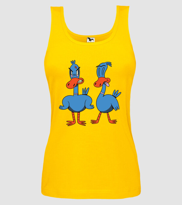 Rațe model galben pe tricou