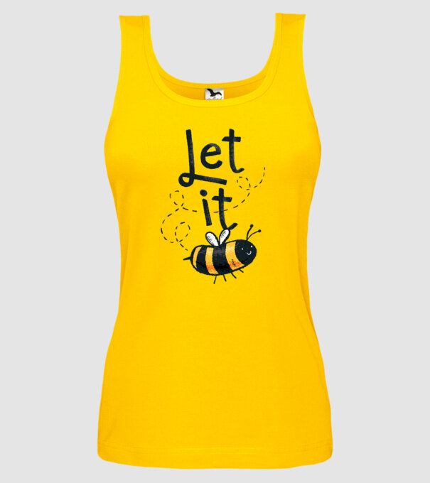 Let it bee - Apicultor model galben pe tricou