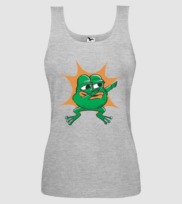 Broască DAB model gri pe tricou