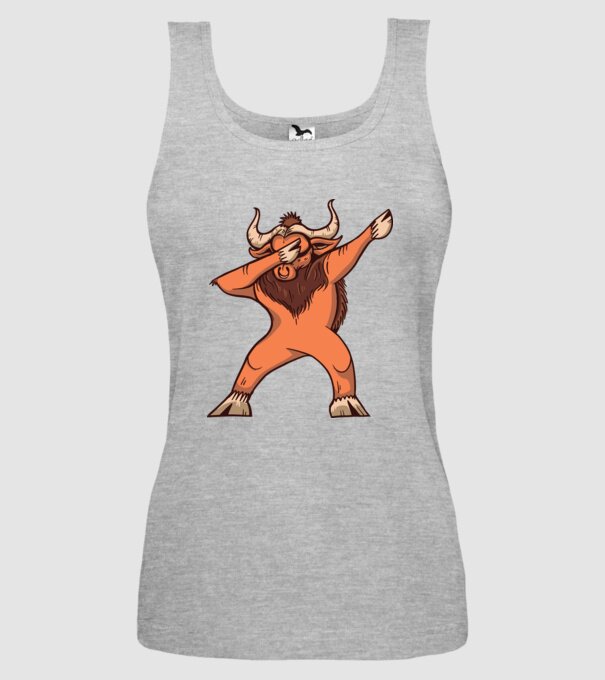 Bivol DAB model gri pe tricou