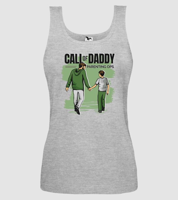 Call of Daddy - Pentru tata model gri pe tricou