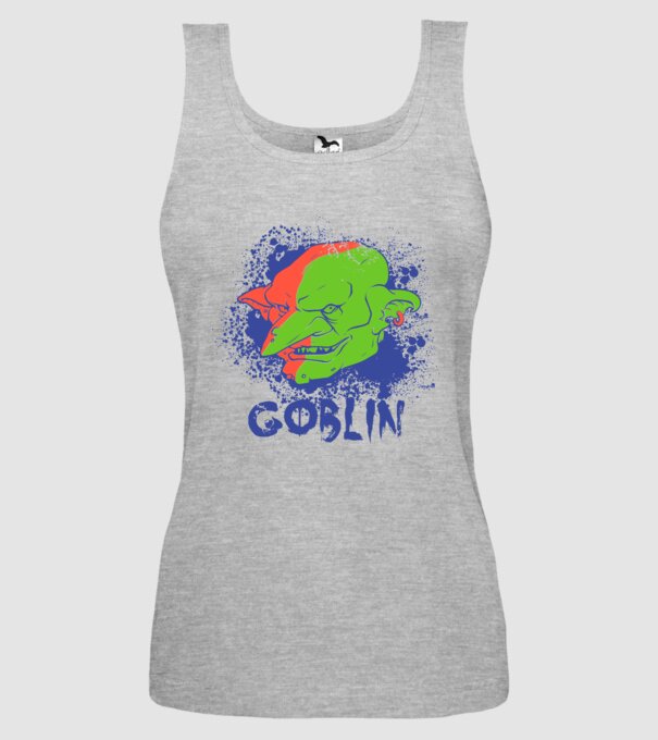 Goblin model gri pe tricou