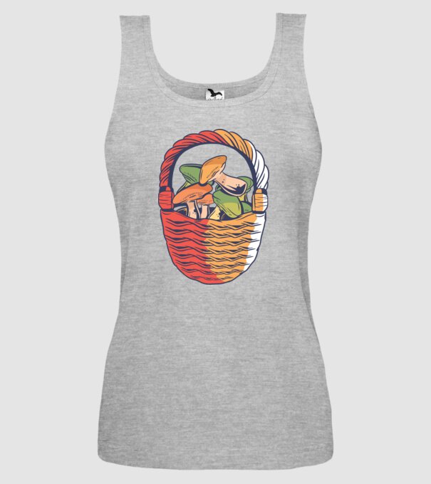 Ciuperci model gri pe tricou