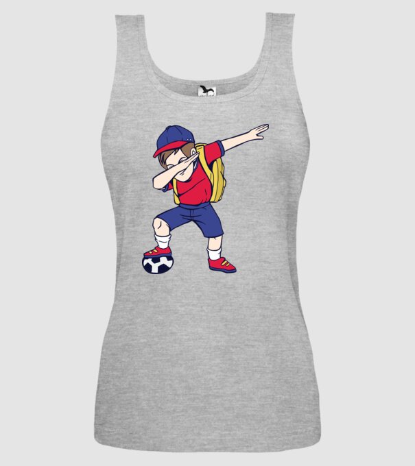Școlar Fotbalist DAB model gri pe tricou