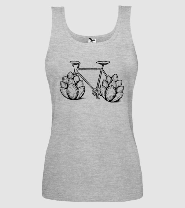 Bicicletă Hamei model gri pe tricou