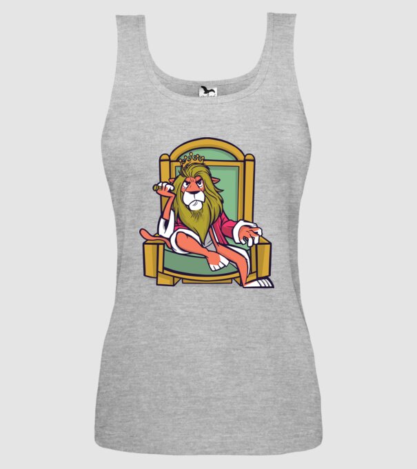 Lion King model gri pe tricou