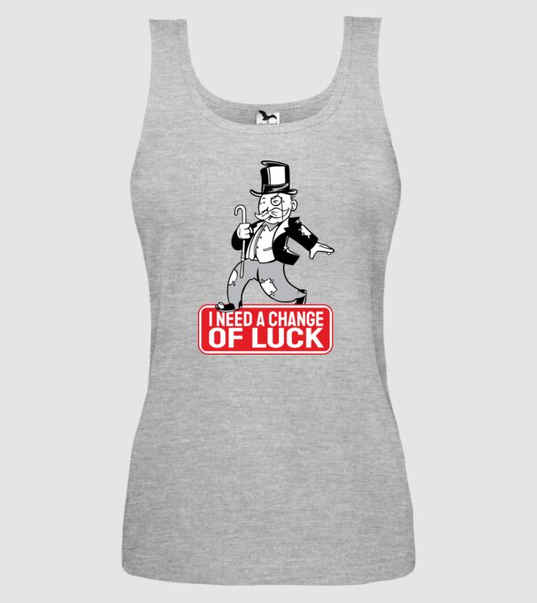 Monopoly - Am nevoie de puțin noroc model gri pe tricou