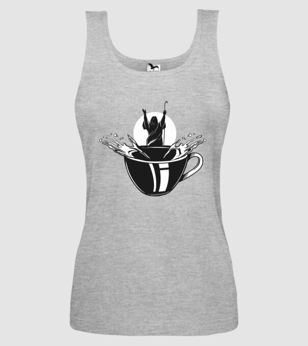Moise cafea model gri pe tricou
