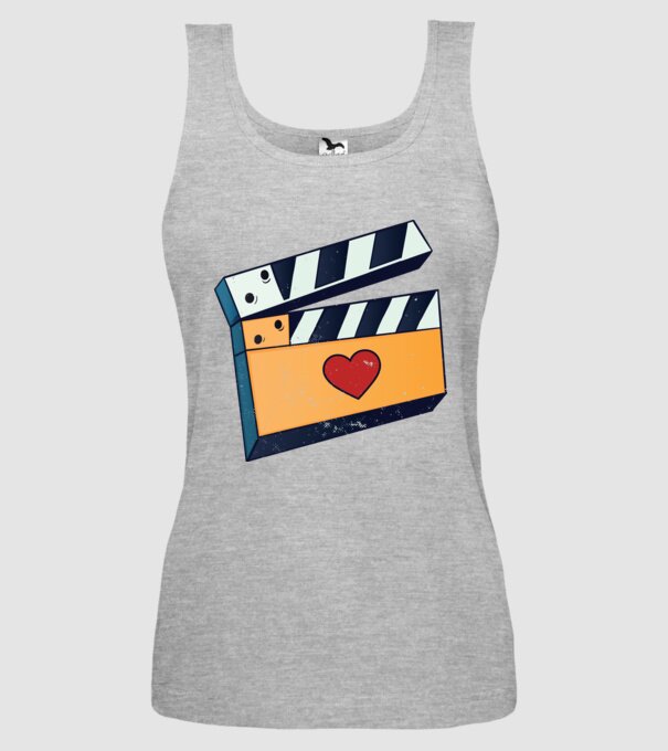Cinema Film model gri pe tricou
