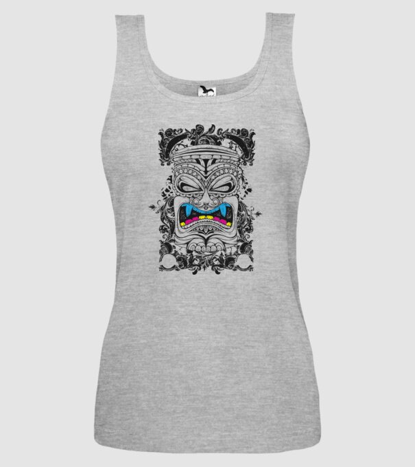 Stâlp totem antic model gri pe tricou