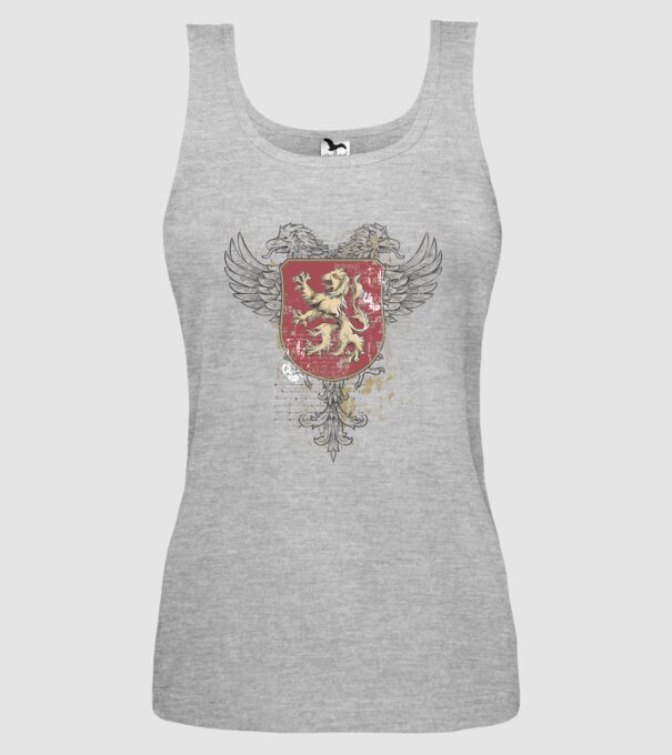 Scut - Leu model gri pe tricou