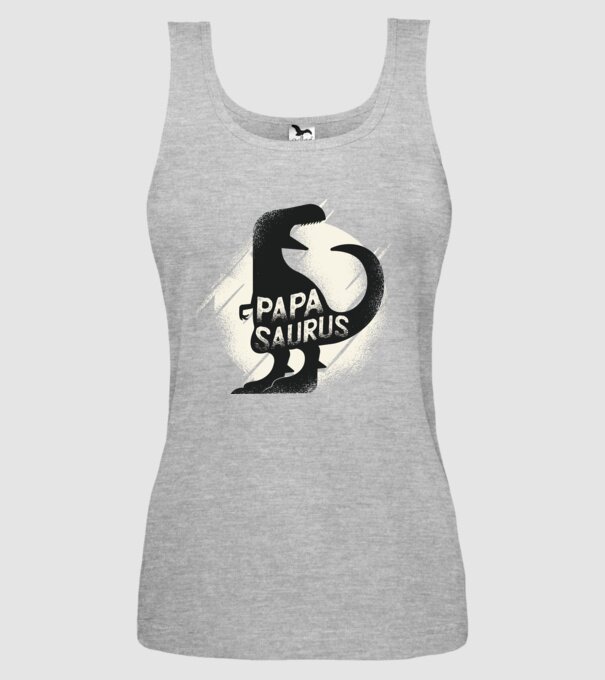 papasaurus model gri pe tricou