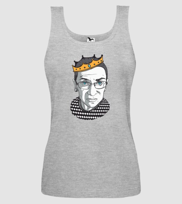 Ruth Bader Ginsburg model gri pe tricou