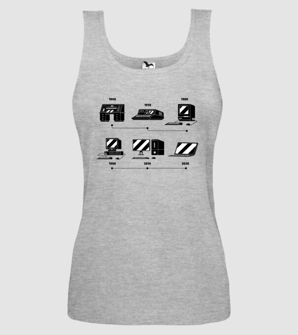 Evoluție Computer model gri pe tricou