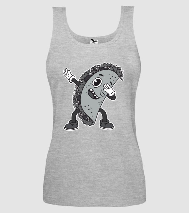 Taco DAB model gri pe tricou