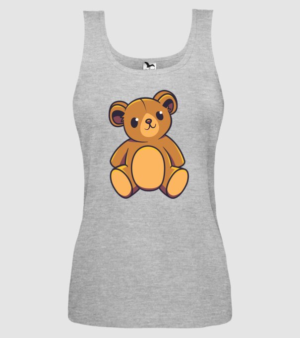 Ursuleț Teddy model gri pe tricou