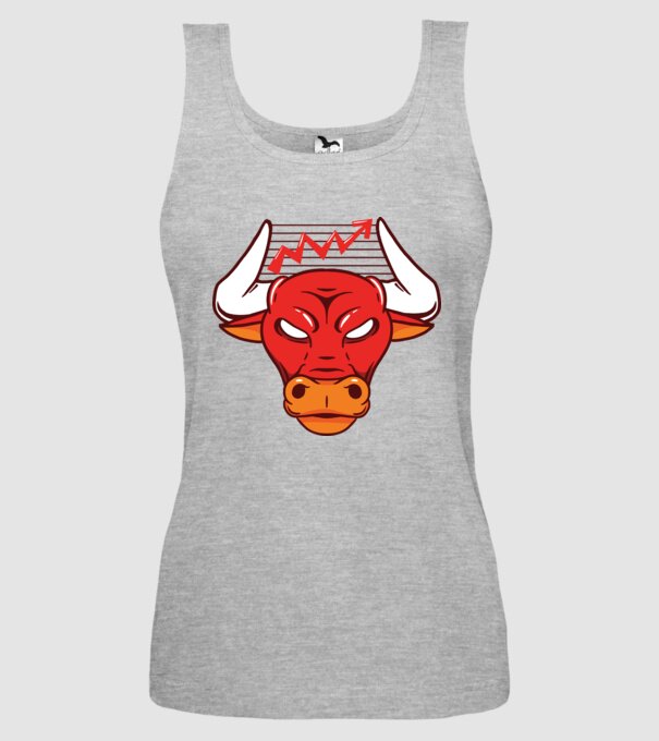 Bursa de Valori Taur model gri pe tricou