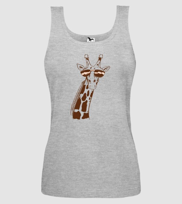 Cap Girafă model gri pe tricou