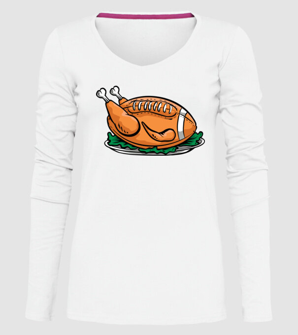 Fotbal american Curcan model alb pe tricou