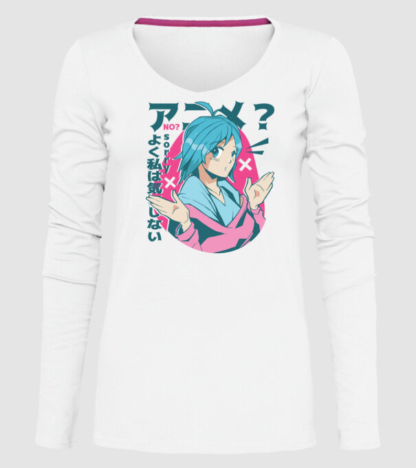 Tricou Anime model alb pe tricou