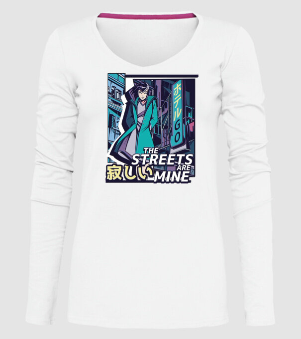 Anime Vaporwave benzi desenate model alb pe tricou
